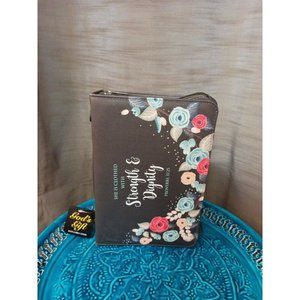 God's Gift She Is Clothed With Strength & Dignity Proverbs 31:25 XL Bible Cover